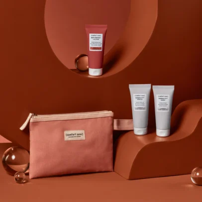 GYM TONE KIT( TRANQUILLITY SHOWE GEL 100ML + TRANQUILLITY SHAMPOO 100ML + BODY STRATEGIST D-AGE CREAM 100ML)